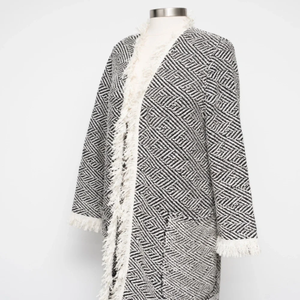 Bruno Manetti. Giacca Open‎ Duster Blazer.